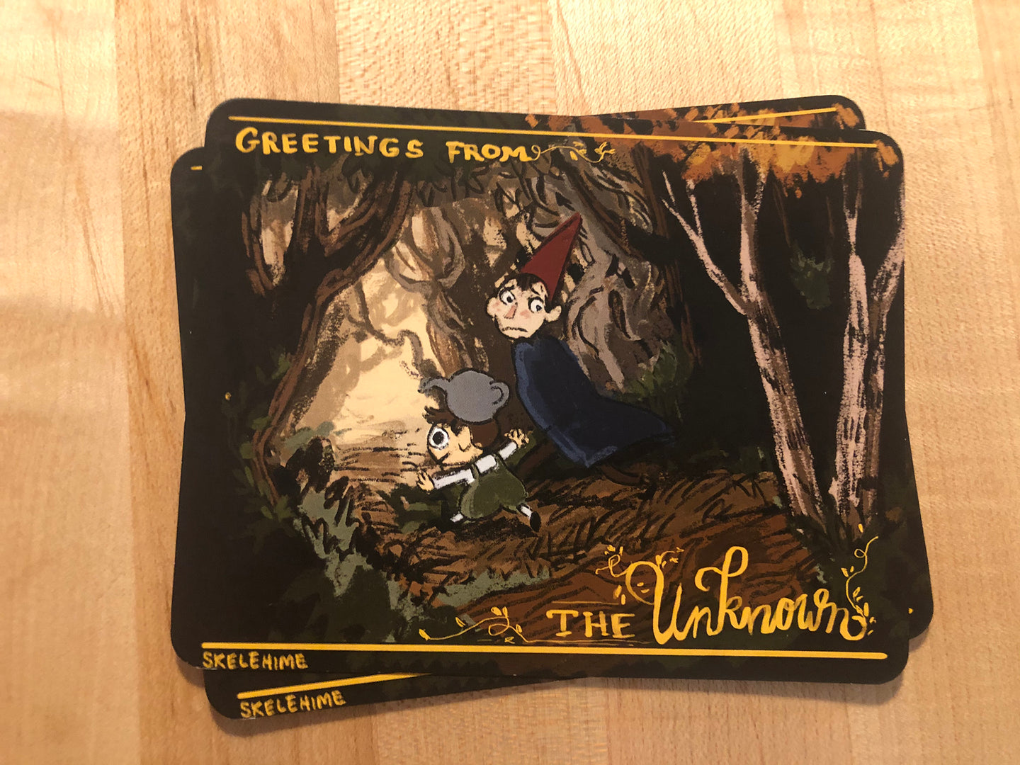 Greetings from the Unknown - Over the Garden Wall Postcard